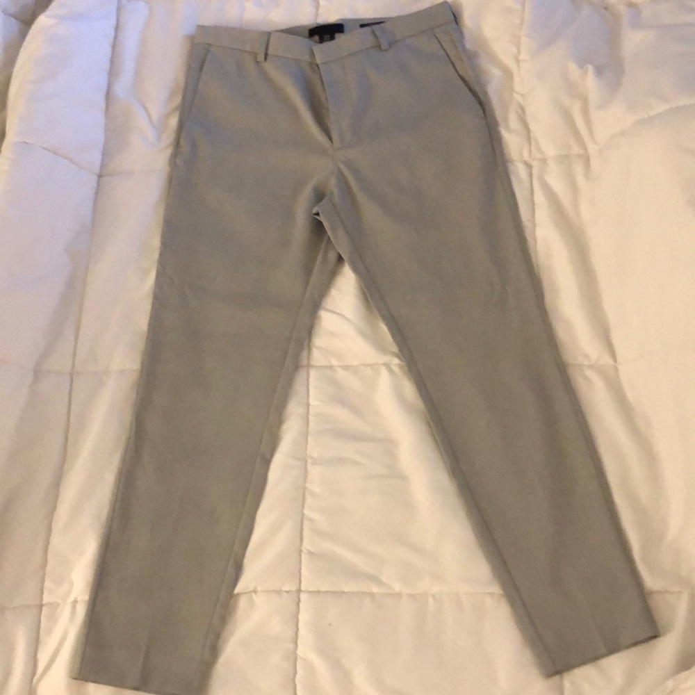 Mens tapered skinny fit dress pant